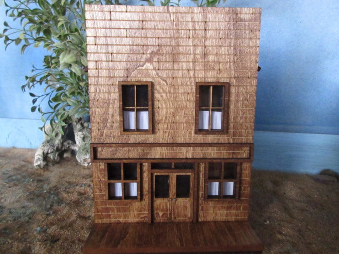 O Scale Miniature Lonesome Dove Dry Bean Saloon, Call, Gus, Texas