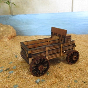 Miniature Buck Board Wagon 1:52 scale American West Little House on the Prairie Wagon image 6