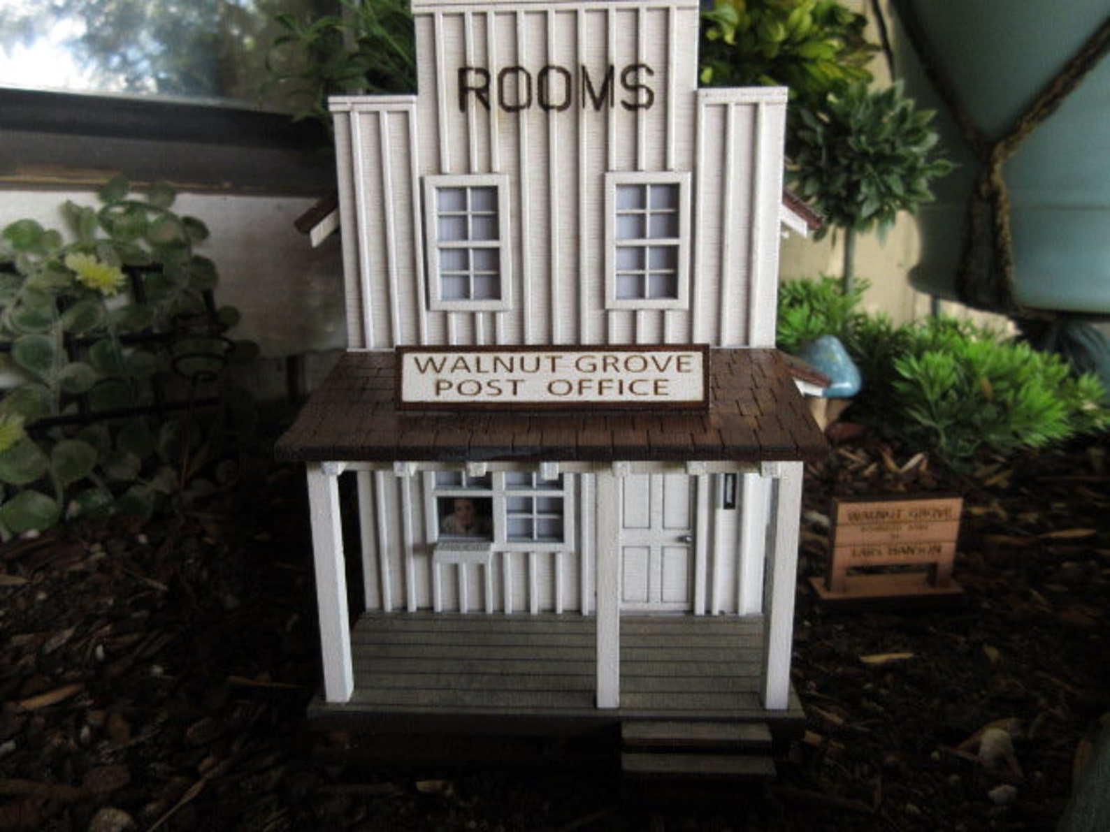 Little House on the Prairie Miniature Walnut Grove Post Etsy Canada