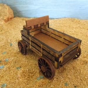 Miniature Buck Board Wagon 1:52 scale American West Little House on the Prairie Wagon image 8