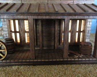 O Scale Miniature Lonesome Dove JJ Pumphrey General Merchandise