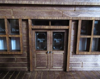 O Scale Miniature Lonesome Dove Dry Bean Saloon, Call, Gus