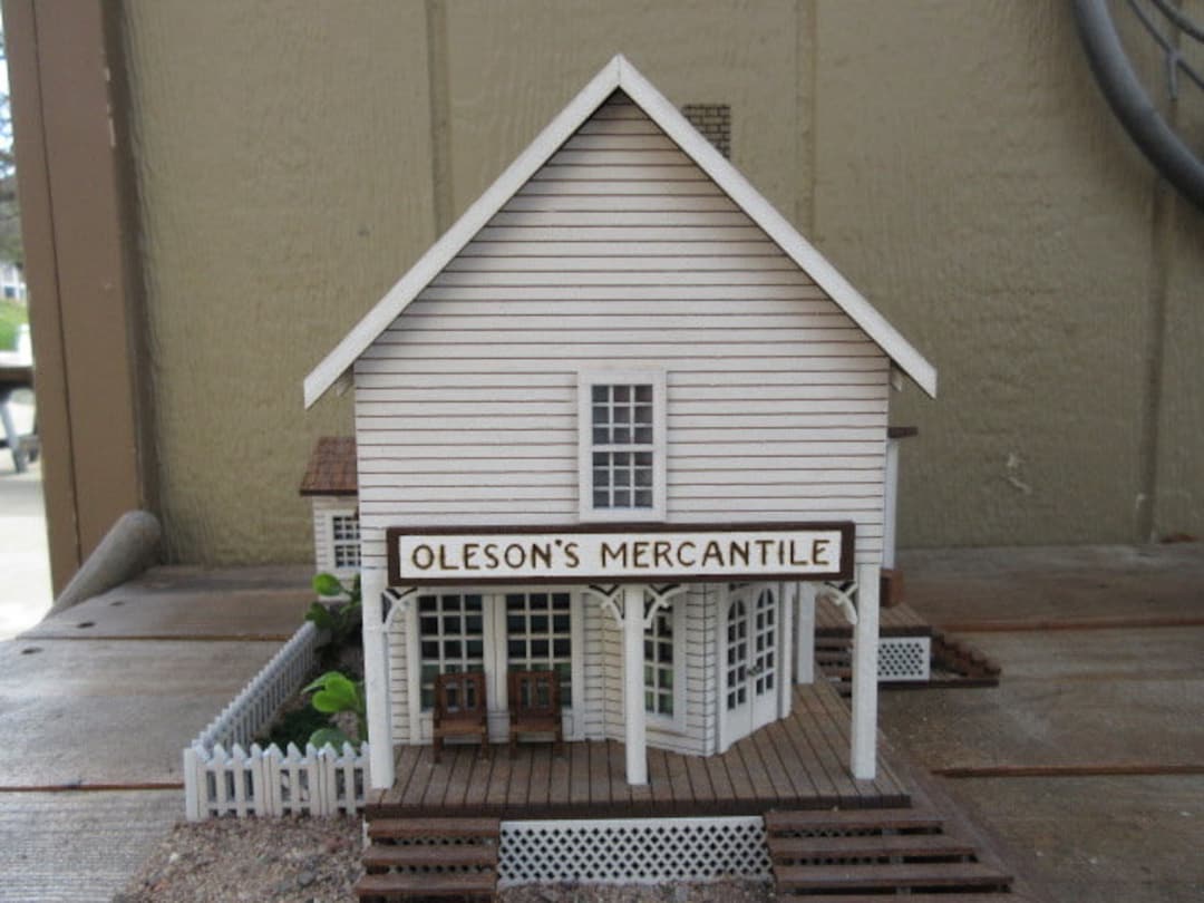 Little House on the Prairie Miniature Oleson's Mercantile, Walnut Grove
