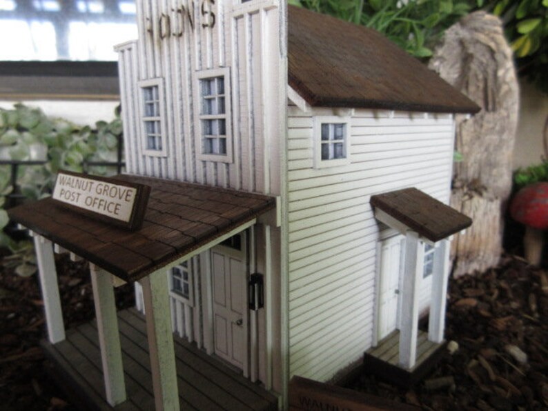 Little House on the Prairie Miniature Walnut Grove Post Etsy