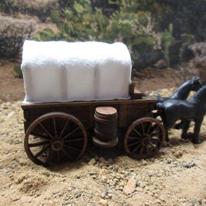 O Scale Miniature Covered Wagon American Old West Model 1:43 Scale - Etsy