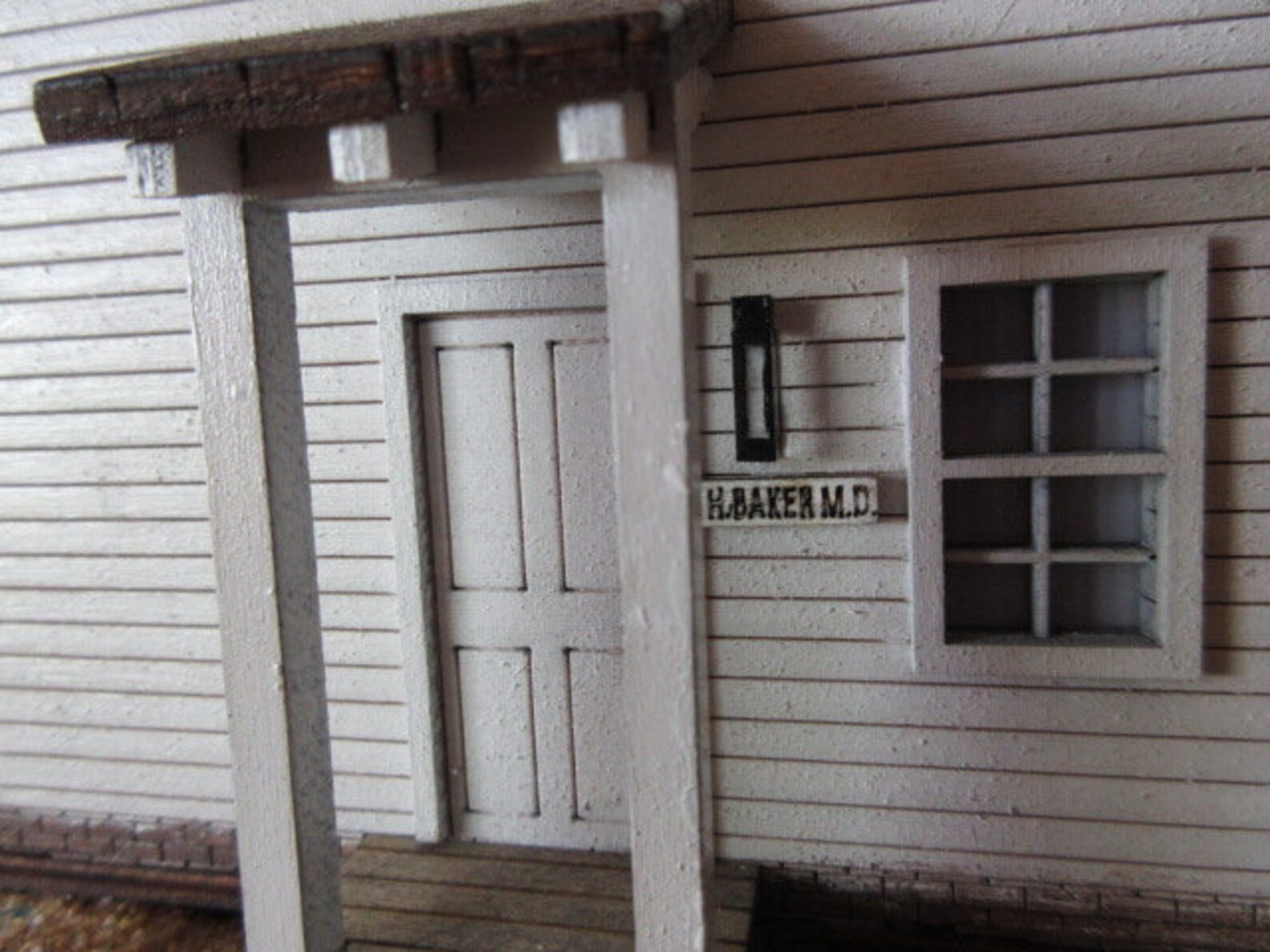 Little House on the Prairie Miniature Walnut Grove Post Etsy Canada