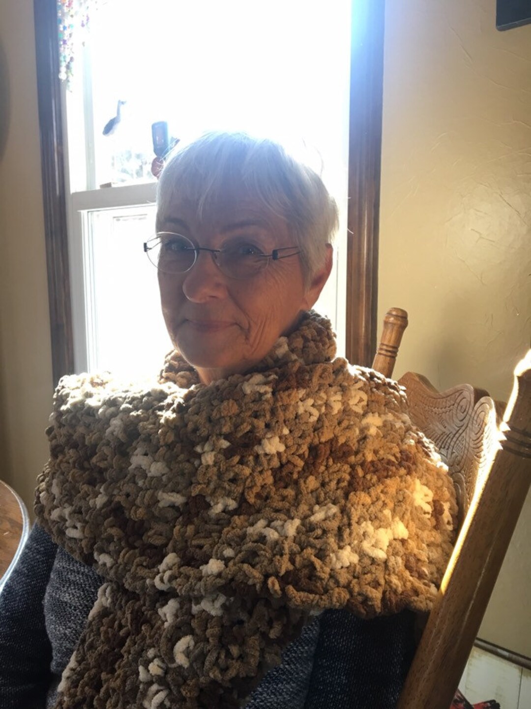 Handmade Crocheted Scarf Etsy