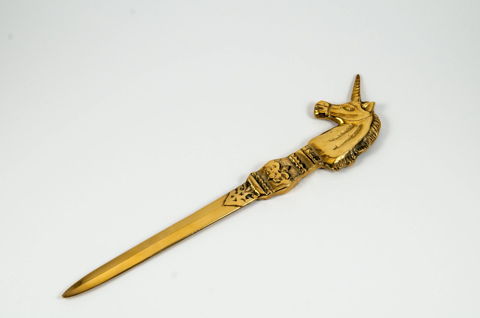 Brass Unicorn Letter Opener Etsy