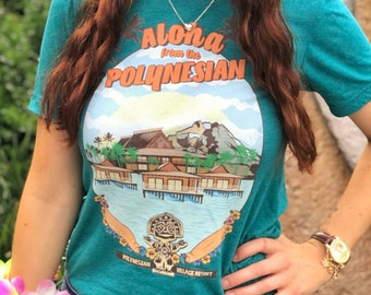 Disney Polynesian Resort Familie T-Shirt / Disney Familie Vakantie Shirts / Disney Polynesische Vakantie Club T-Shirt / Disney Aloha Shirt