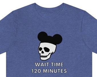 Camiseta Disneyworld para hombre / Camisa Disney divertida para hombres / Camisa Disney Skull