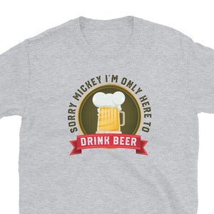 Funny Men&#39;s Disney Beer Drinking Shirt / Disney Dad Beer Shirt