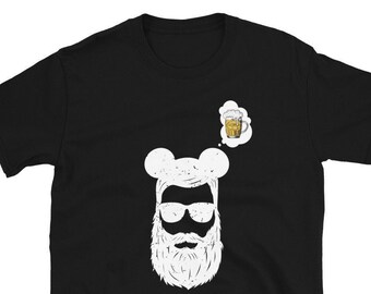 Funny Men's Disney Shirt / Disney Beard Tee / Disney Drinking Tee / Men's Disney Dad