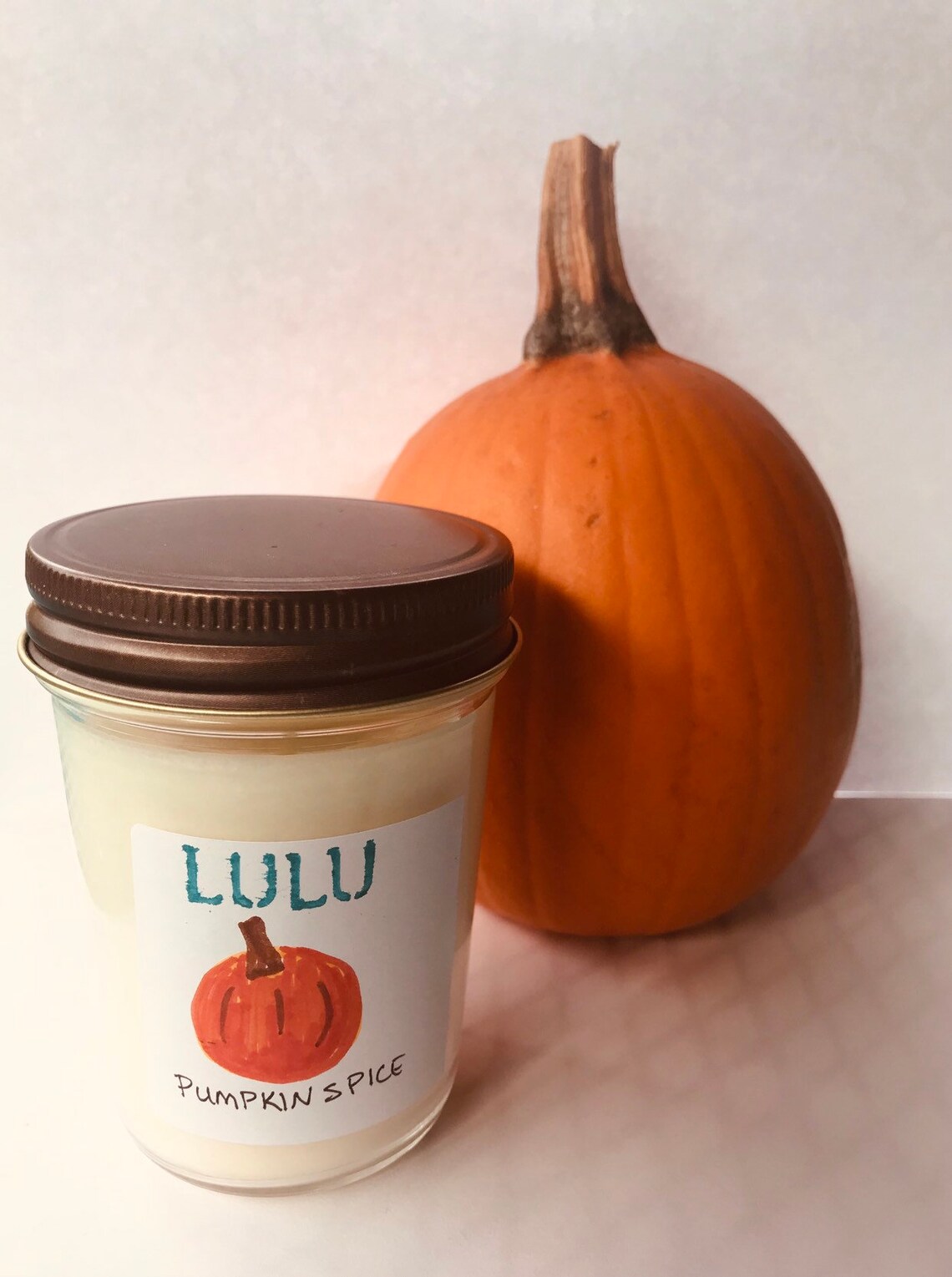 Pumpkin Spice Soy Scented Candle Essential Oil Candle Etsy