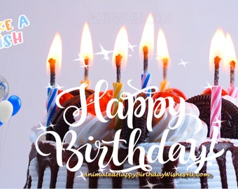 Happy Birthday Wishes Gif #879 Buy 1 Gif Get 1 Free Happy Birthday video card, birthday cards, happy birthday