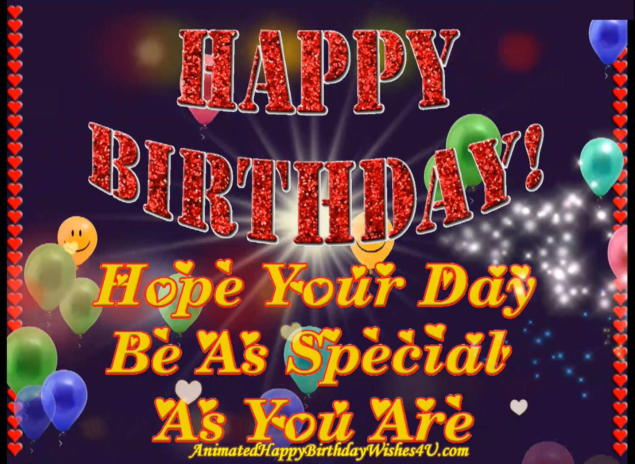 Hope Your Day Be as Special as You Are Happy Birthday Gif 83 - Etsy