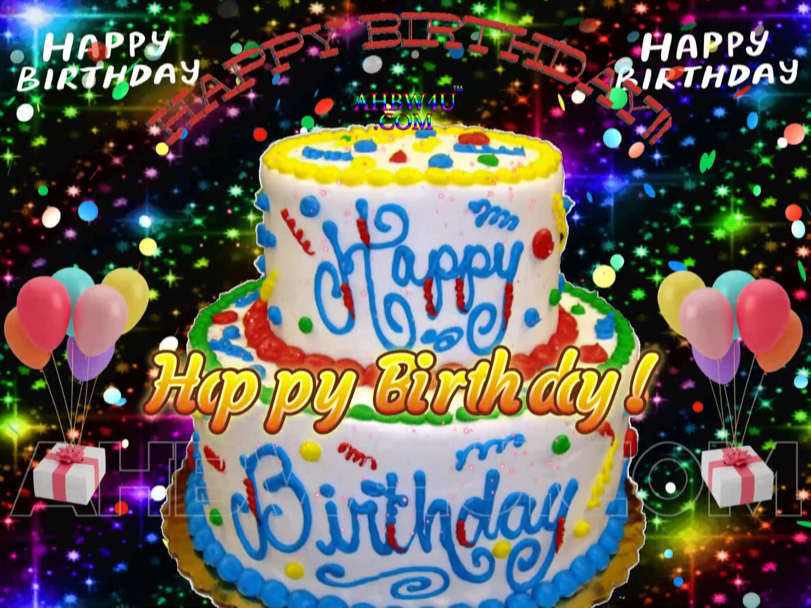 Happy Birthday Wishes Gif 192 Buy 1 Get 1 Free Etsy