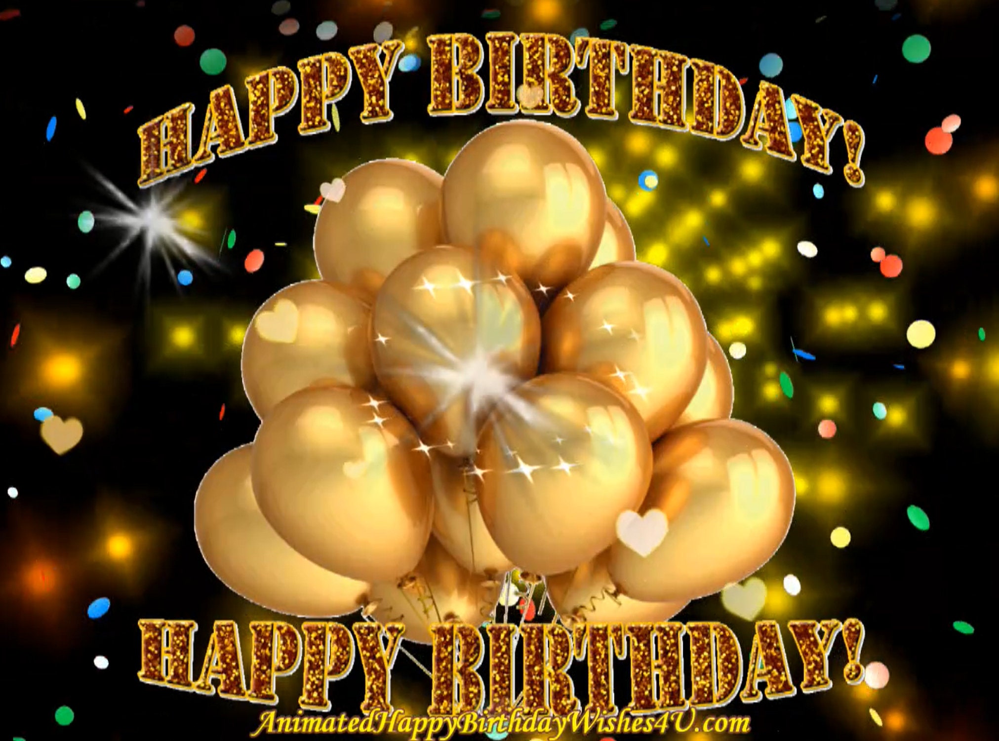 Animated Happy Birthday Wishes Gifs 176 & 17 Buy 1 and Get 1 - Etsy Hong Kong