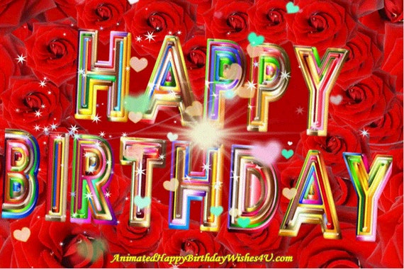 Happy Birthday Dear Friend Happy Birthday Wishes Gif 72 N 21 Etsy