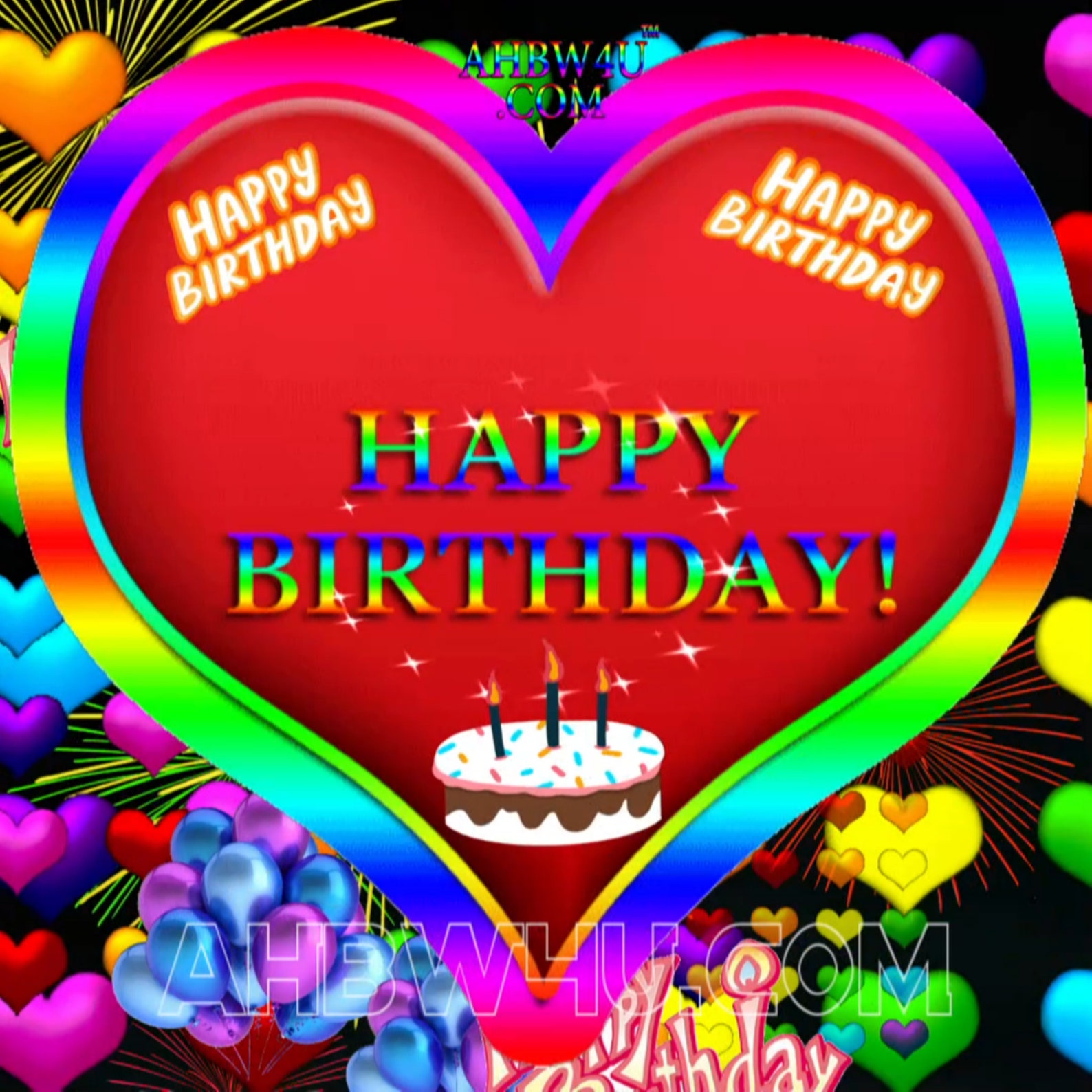 Animated Happy Birthday Wishes Gifs 137 & 176 Buy 1 and Get - Etsy