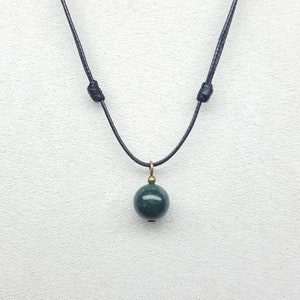 Moss Agate necklace Green Moss Agate stone Polished Moss Agate Gemstone jewelry Moss Agate pendant Earthy stone Handmade necklace for women