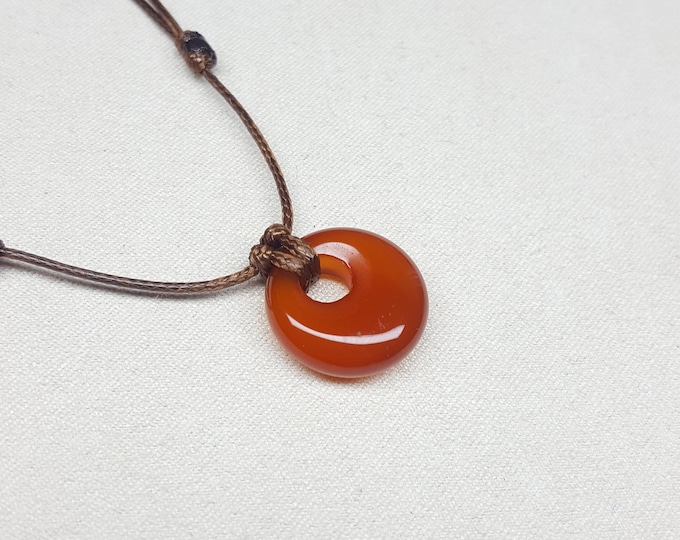 Avery Necklace - Carnelian