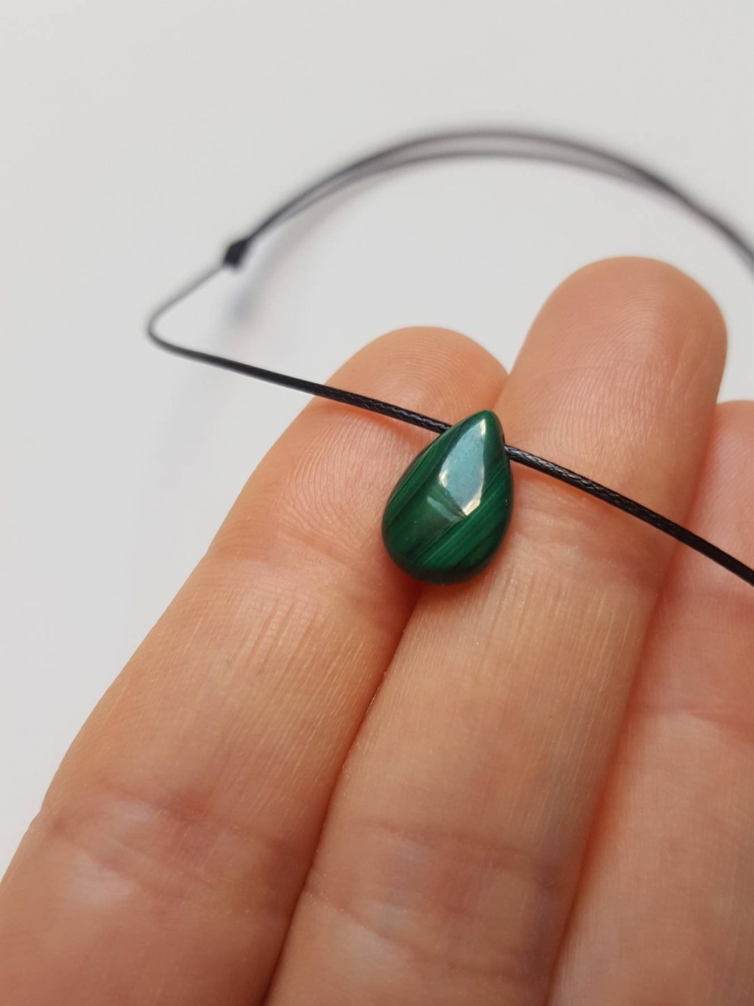 Malachite Necklace Malachite Choker Necklace Natural Malachite Jewelry ...