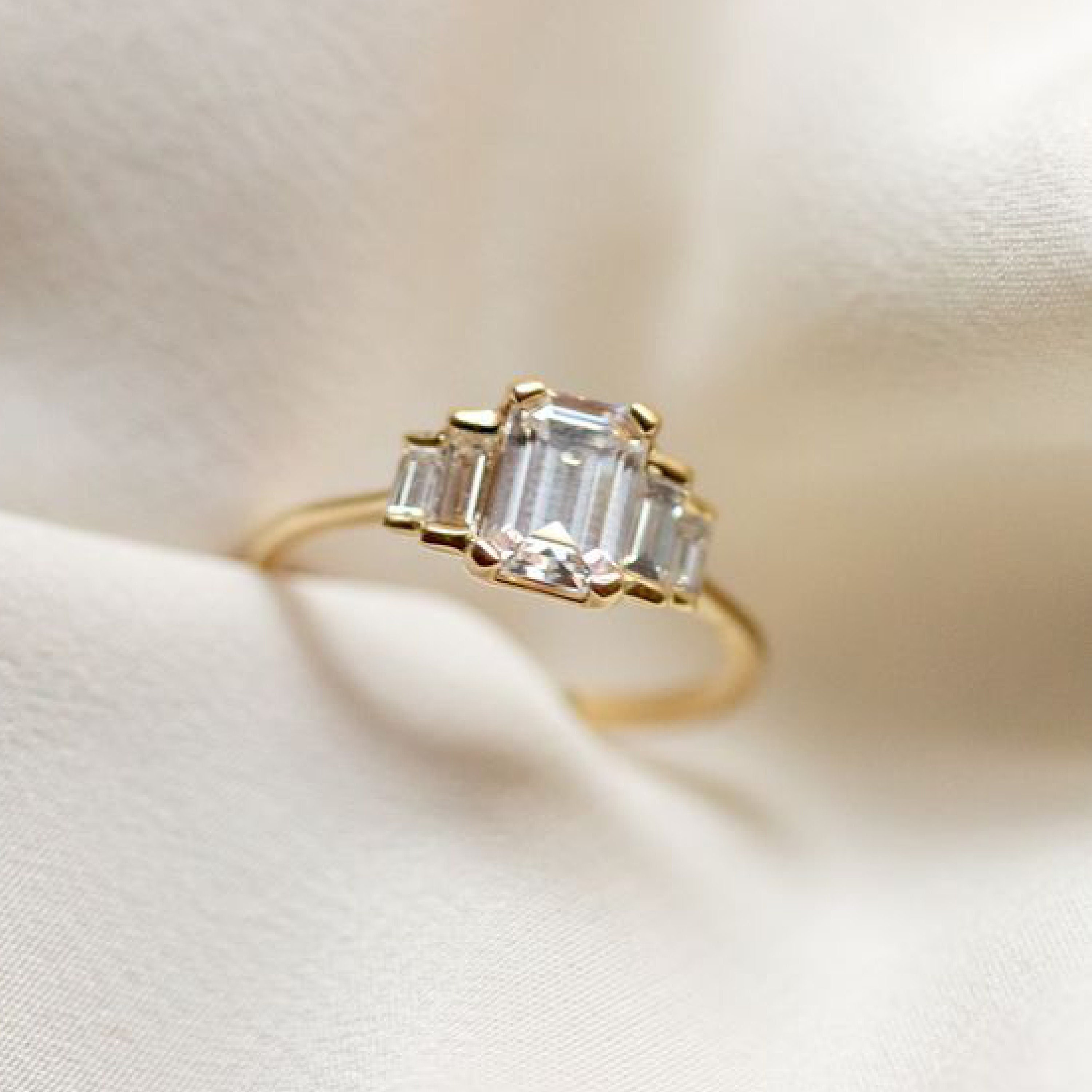 Dial Baguette Diamond Engagement Ring – ARTEMER