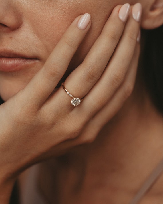 Etsy salt and 2024 pepper diamond ring