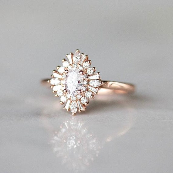 Gatsby Style Engagement Ring