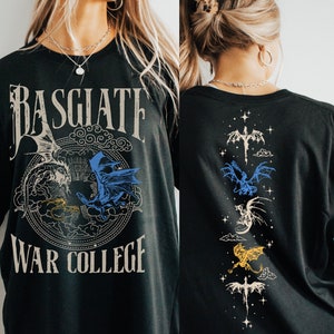 Camiseta vintage de la Escuela de Guerra Basgiath, camiseta del Jinete del Dragón del Cuarto Ala