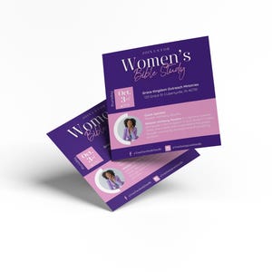Editable Flyer Template, Women&#39;s Ministry Flyer, Women&#39;s Ministry Conference Flyer, Women&#39;s Bible Study Flyer, Zoom Bible Study Flyer