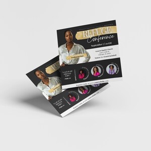 Women&#39;s Conference Flyer, Editable Flyer Template, Women&#39;s Ministry Flyer, Business Conference Flyer, Digital Flyer, Speaker Flyer