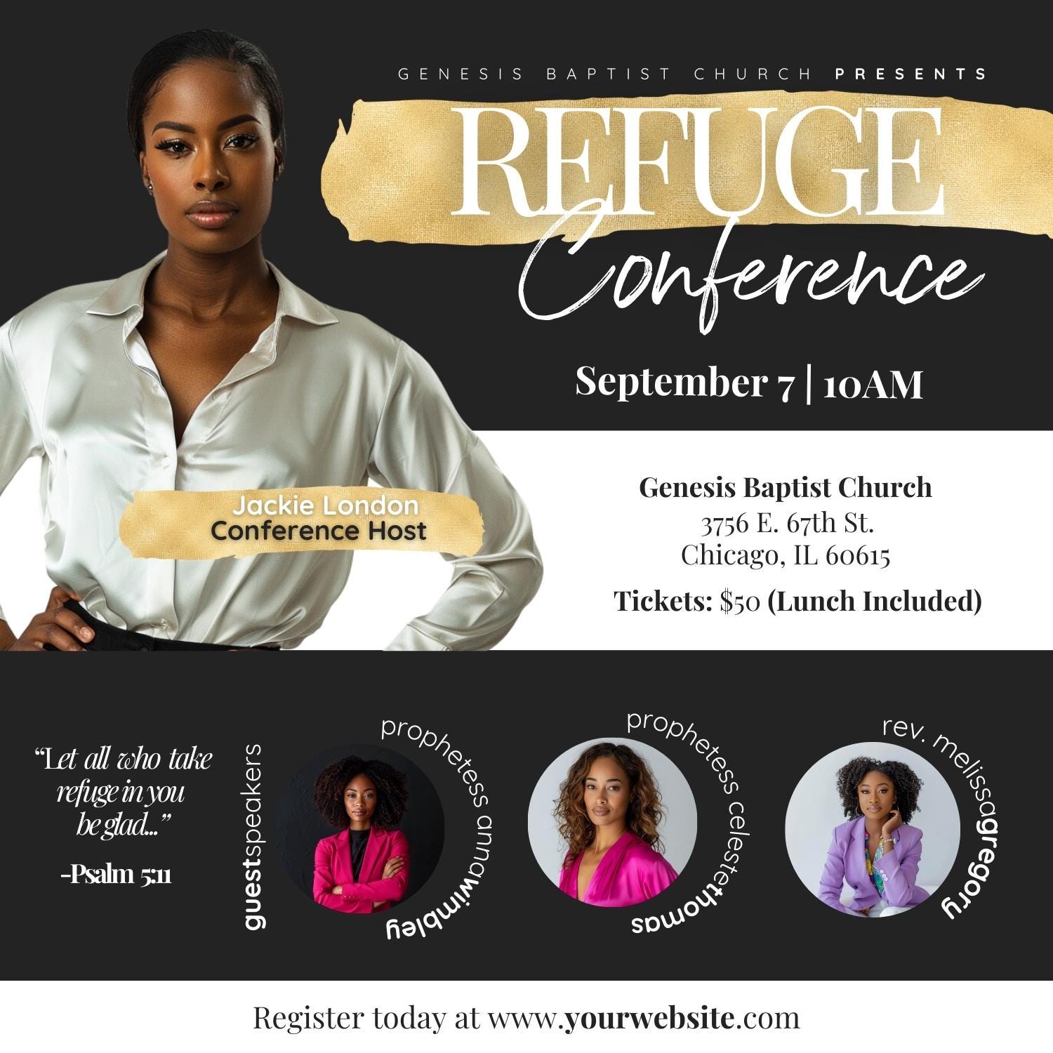 Women's Conference Flyer, Editable Flyer Template, Women's Ministry ...