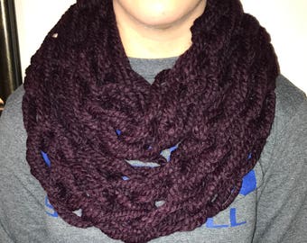 Arm Knit Infinity Scarf