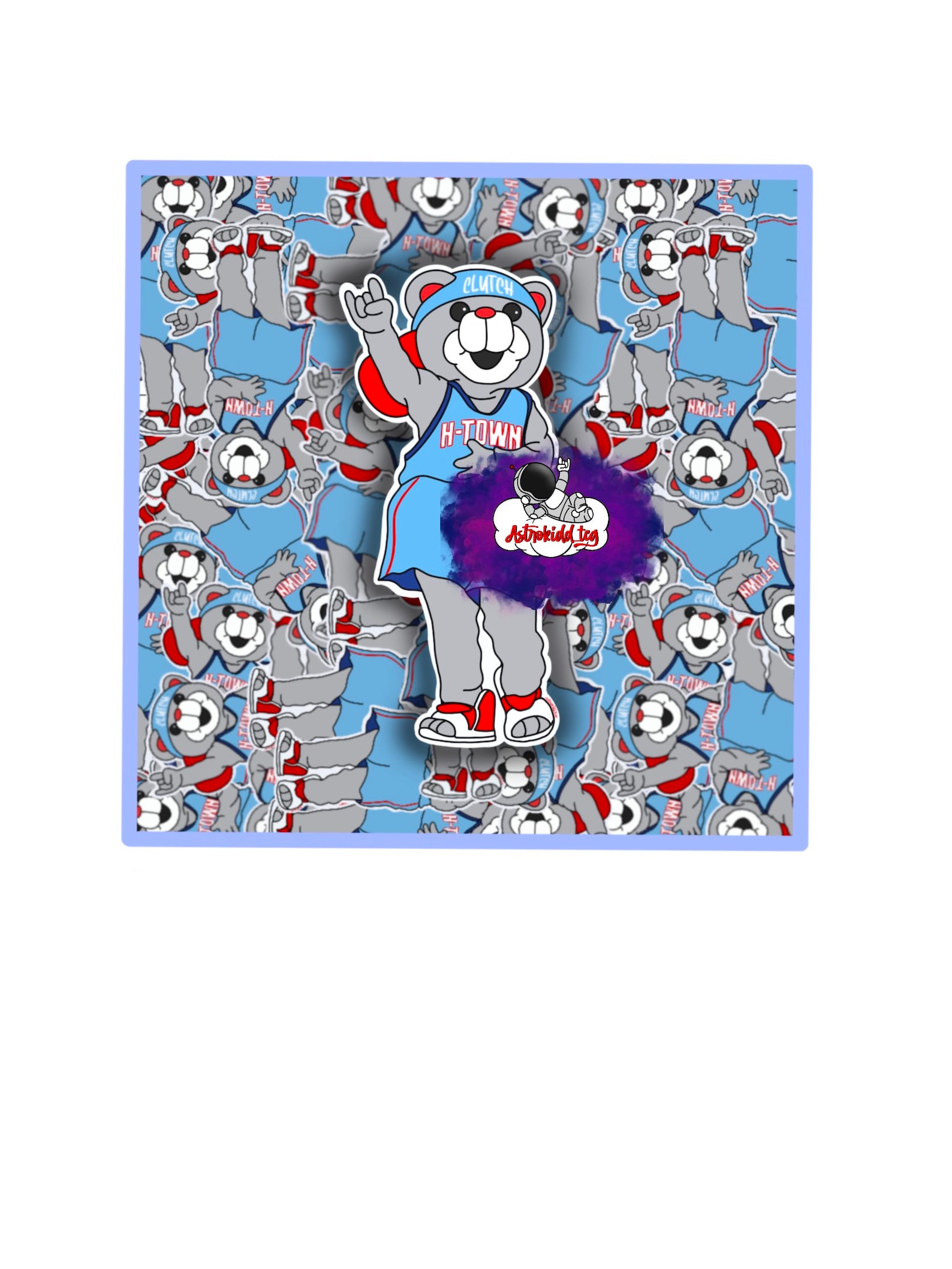 Houston Rockets Clutch Etsy