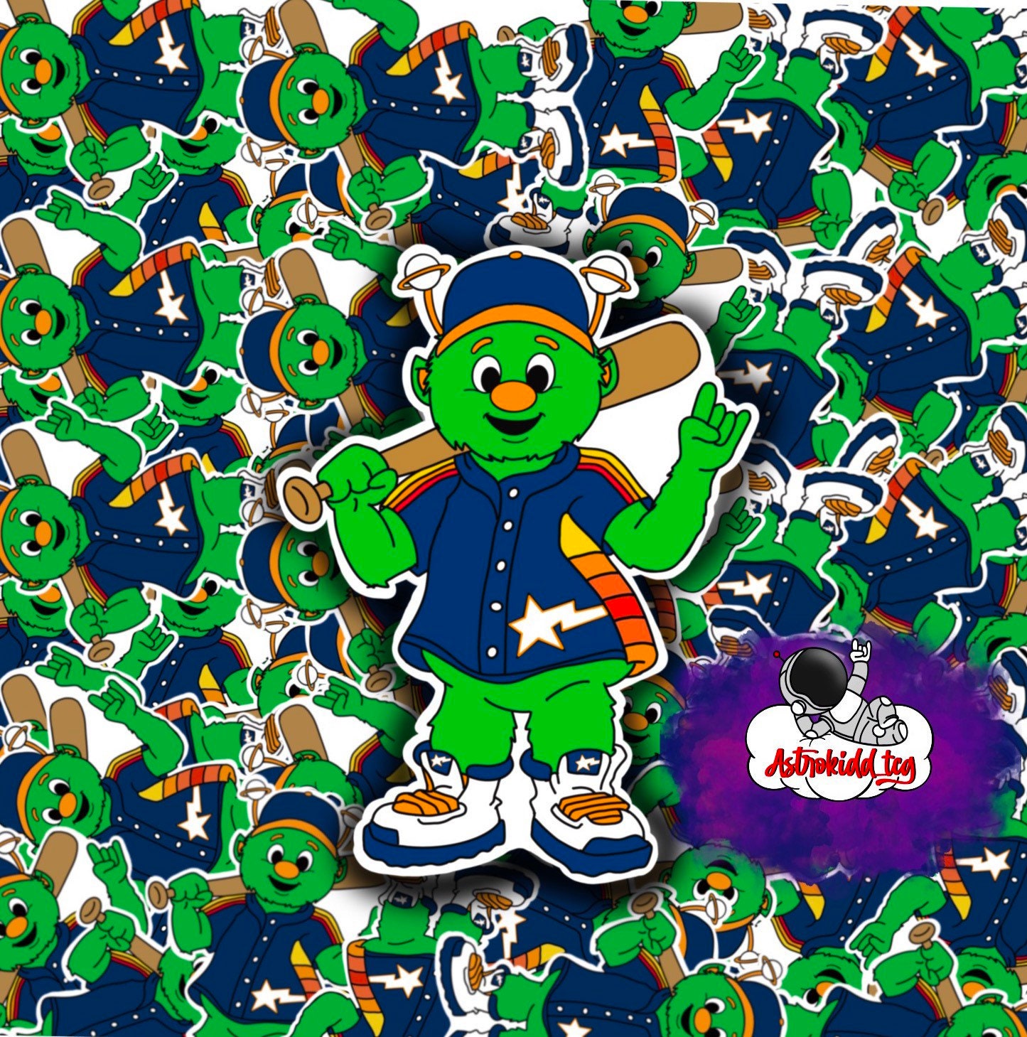 Houston Astros Orbit Etsy