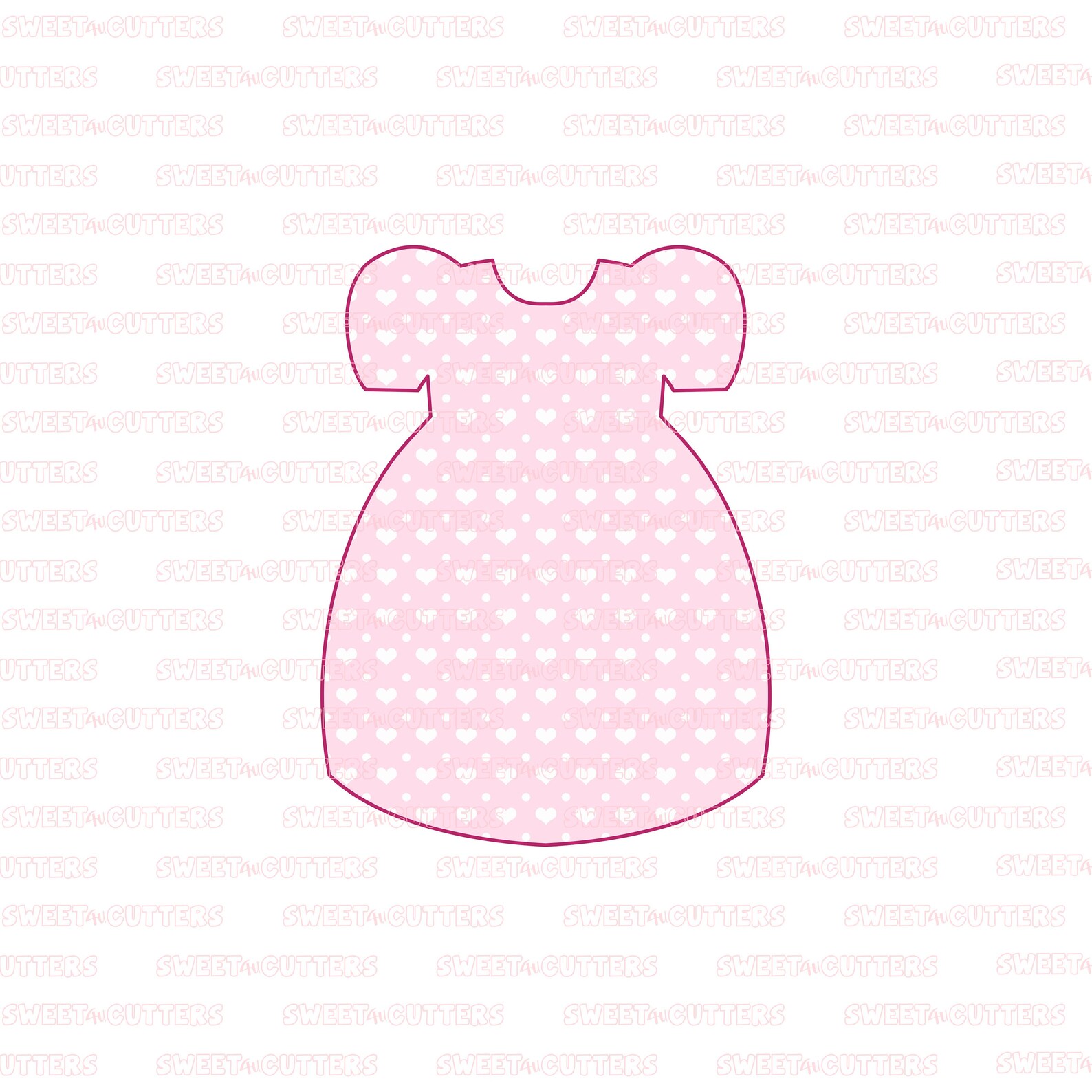 Baptism Dress Cookie Cutter Etsy