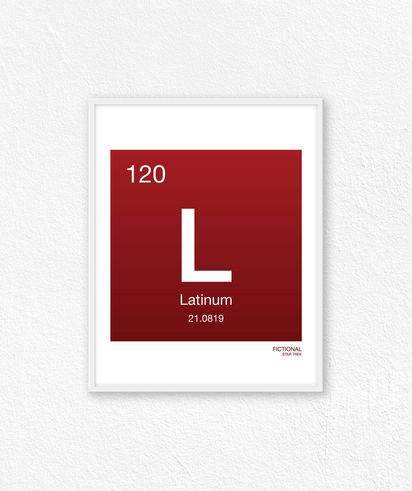 120 Latinum Periodic Table Element Periodic Table of Etsy