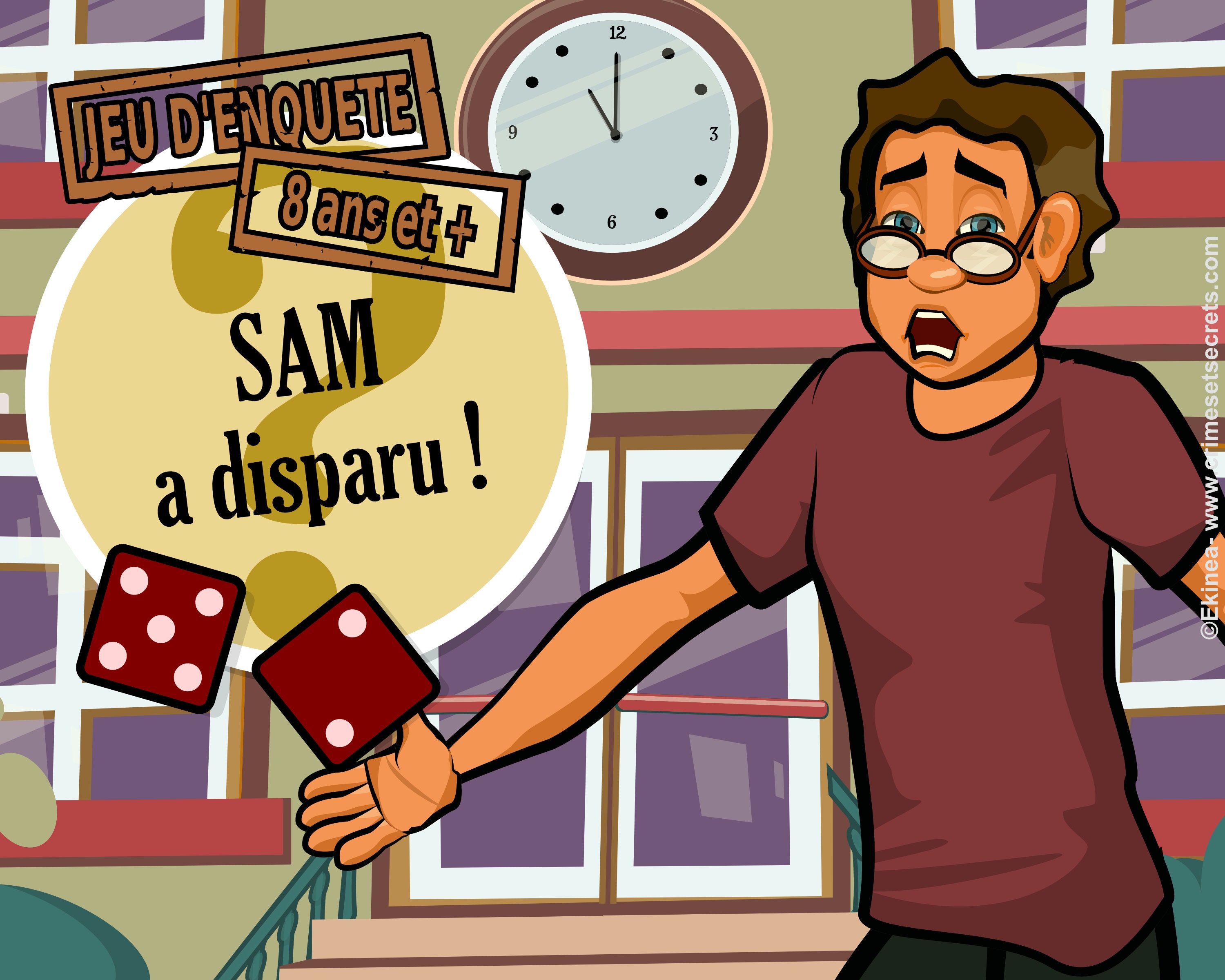 Sam A Disparu Jeu D Enquete Pour 8 Ans Etsy