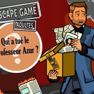 Who killed Professor Azure? - Adult escape game