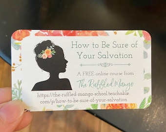 Sure of Salvation cards {Digital Downloads}