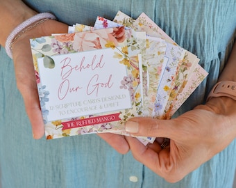 Behold Our God Scripture Cards (Set of 12)