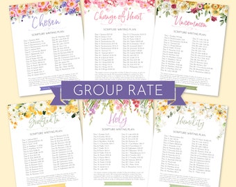 2024 Chosen Scripture Writing Plans (Digital Download) GROUP RATE