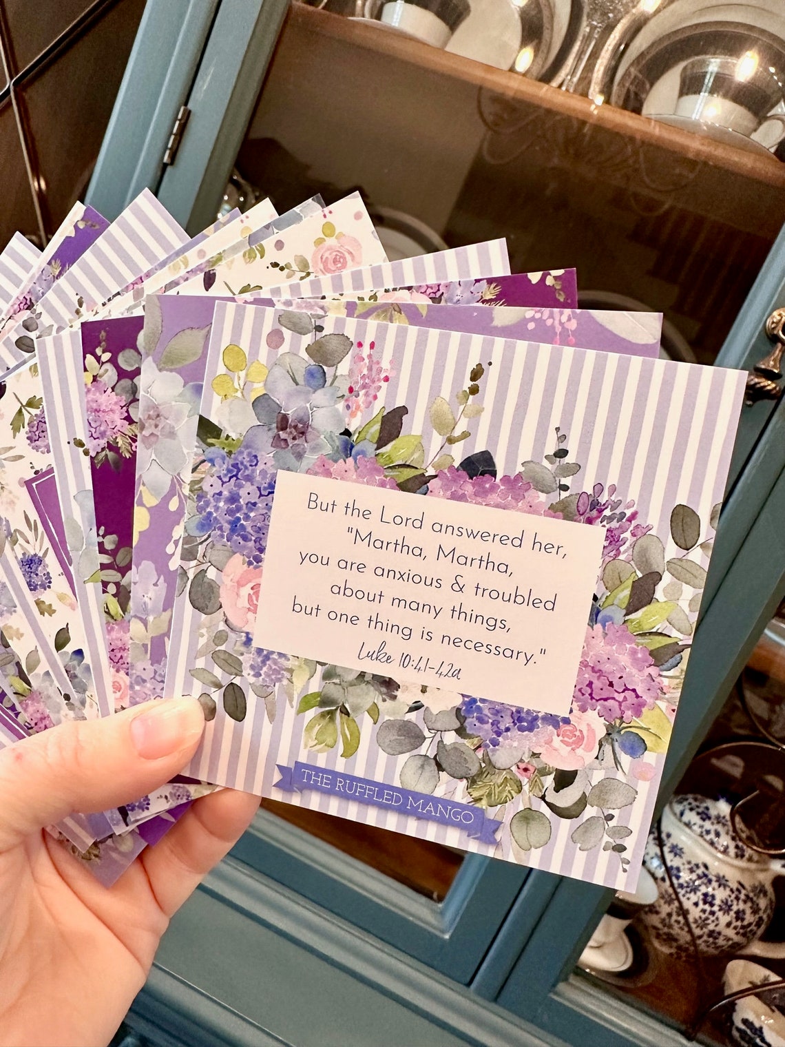 First Mary, Then Martha Scripture Cards (set of 12) - Etsy