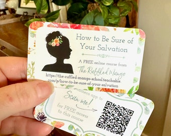 PRINTED Sure of Salvation cards {Set of 25}