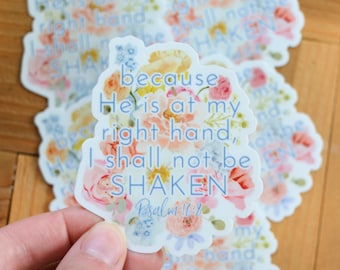 I Will Not Be Shaken sticker