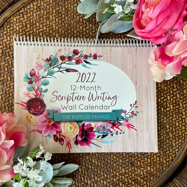 2022 Scripture Writing Wall Calendar