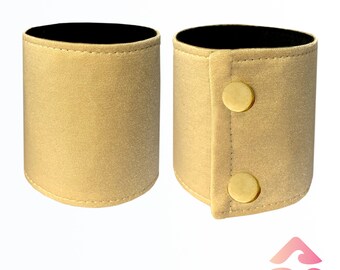 Poignet Portefeuille Golden Glow Bracelet Brassard Bijoux Accessoire Arm Band Money Holder Hidden Pocket Purse Sport Wallet Mains Libres