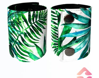 Poignet Portefeuille Vert Feuillu Bracelet Brassard Bijoux Accessoire Bande de bras Porte-monnaie Poche Caché Poche Sport Portefeuille Mains Libres