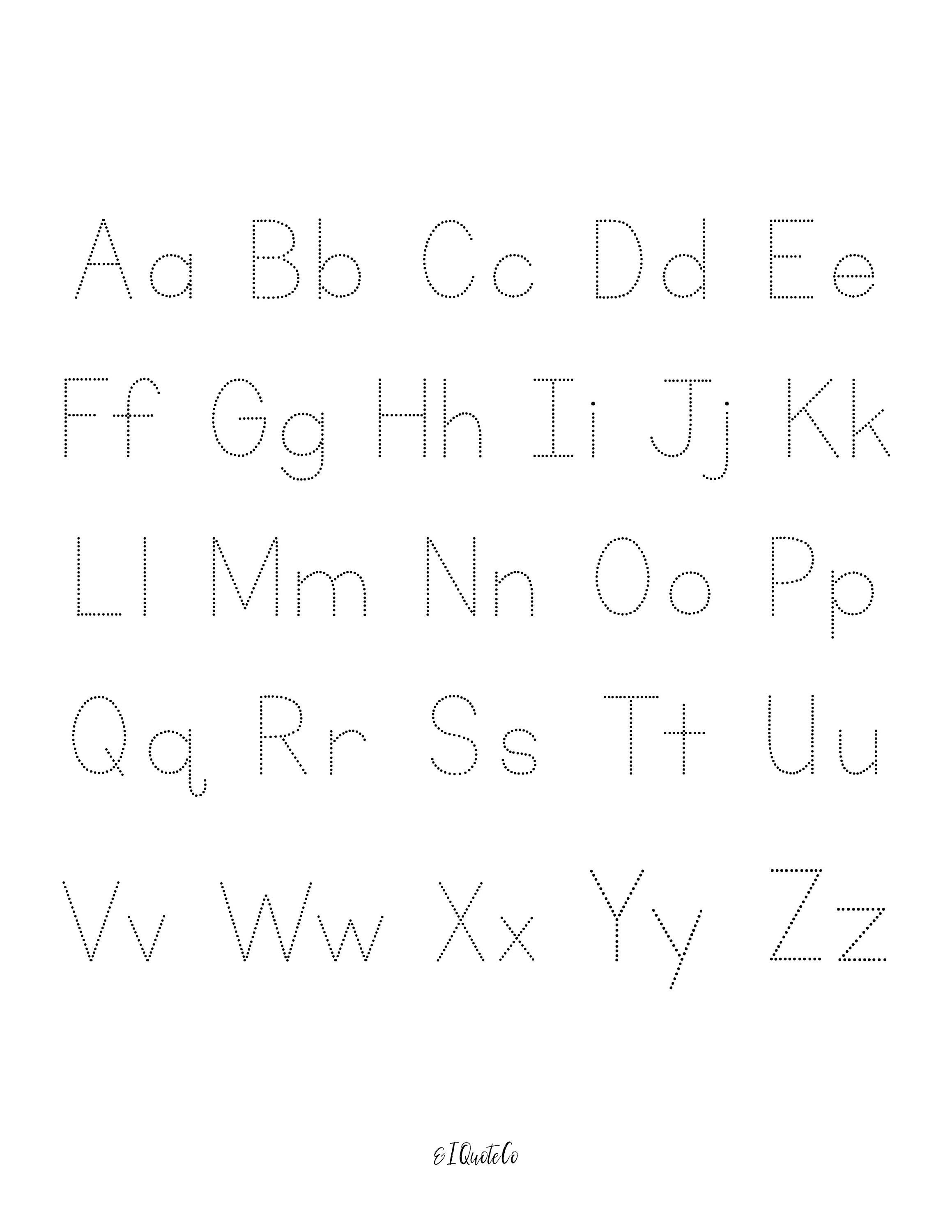 Printable Alphabet Practice Sheet Preschool Handwriting | Etsy